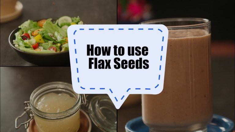 How to Use Flax Seeds | 3 Easy Uses of Flax Seeds | Good for Hair – See how | Sanjeev Kapoor Khazana