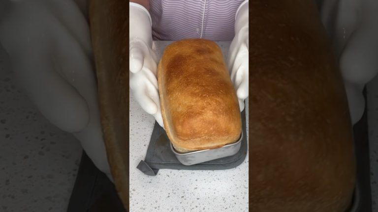 Recipe ⬆️ Soft Sourdough Sandwich Bread bake #sourdough #shorts