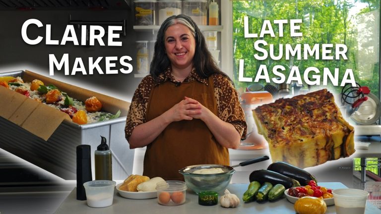 Homemade Pasta Lasagna Recipe | Claire Saffitz | Dessert Person