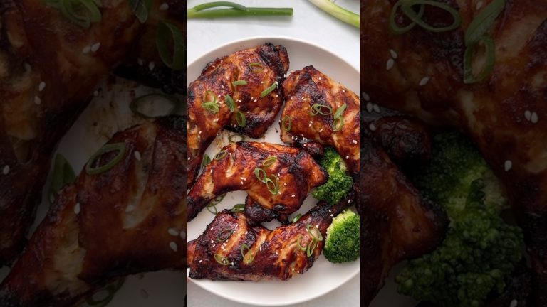 Teriyaki Chicken Legs – Recipe. #cooking #recipes #foodie  #chickenlegs #shortsfood #howtocook