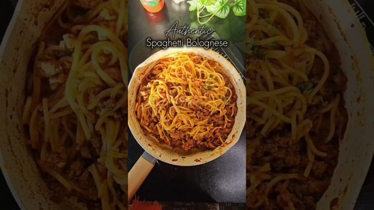 Authentic Spaghetti Bolognese Recipe | How to Make Spaghetti Bolognese | Spaghetti Bolognese Recipe