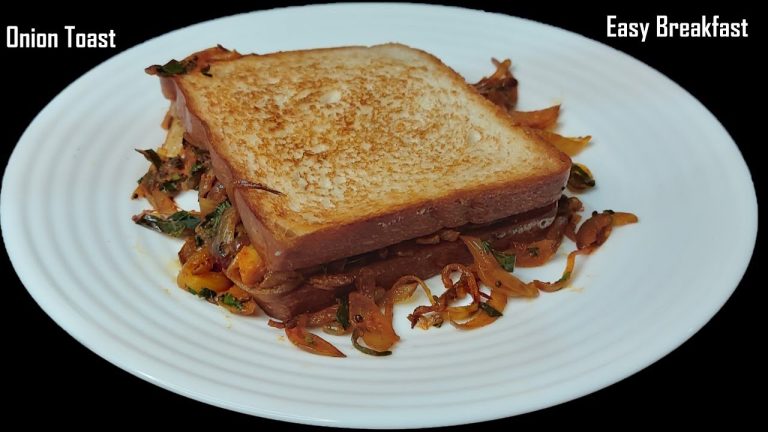 ONION BREAD TOAST RECIPE / BREAD TOAST / Masala Onion Bread Toast