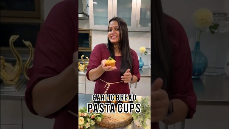 2 in 1 GARLIC BREAD PASTA CUP| EASY BREAD RECIPES| CHEESY RECIPE # Left Over BREAD RECIPES| PASTA