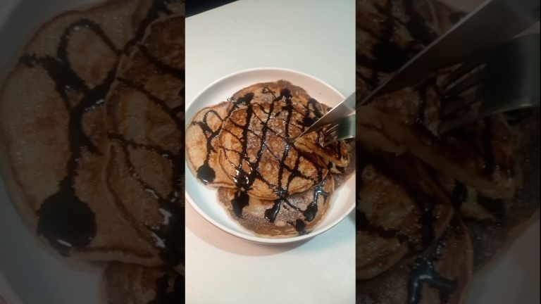 easy banana pancakes 🥞🍫 (Day -8 of easy dessert)✨✨