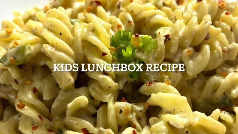 White sauce pasta recipe | kids lunchbox recipe | quick evening snack recipe #food #pasta #foodie