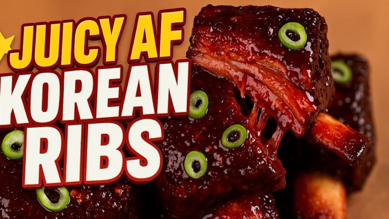 Juicy Korean Baked Beef Ribs SUPER tender | Easy Oven Recipe (MUST TRY!)