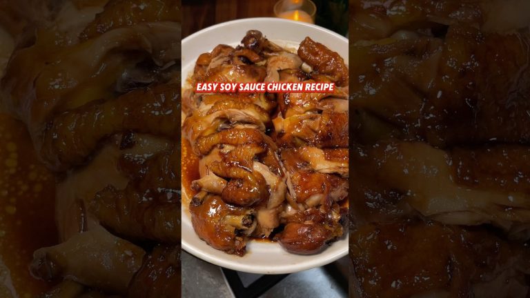 Easy Soy Sauce Chicken Recipe #chickenthighs #chickenrecipe #easyrecipe #chinesecuisine #dinnerideas