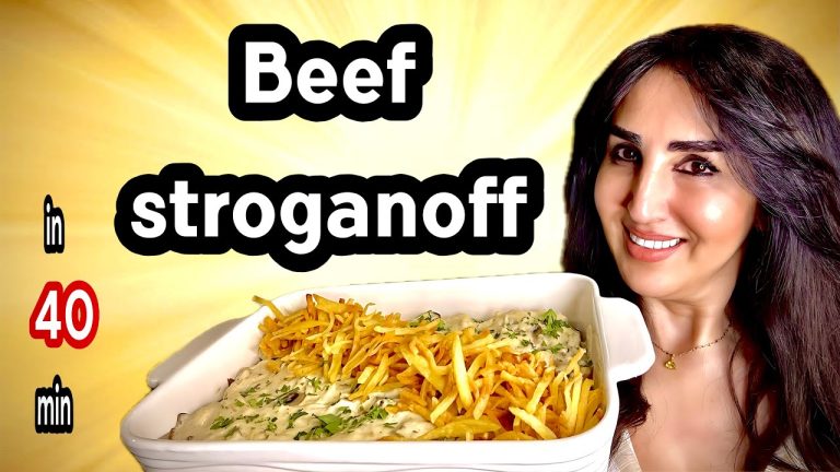 Easy Beef Stroganoff Recipe | Creamy & Delicious Quick Homemade Dinner/My tasteful cook /687860250