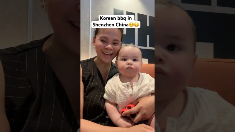 Korean BBQ in Shenzhen China