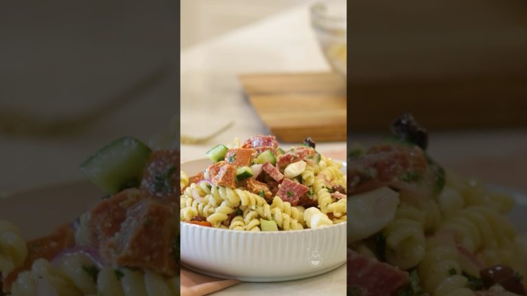 The BEST Italian Pasta Salad Recipe!