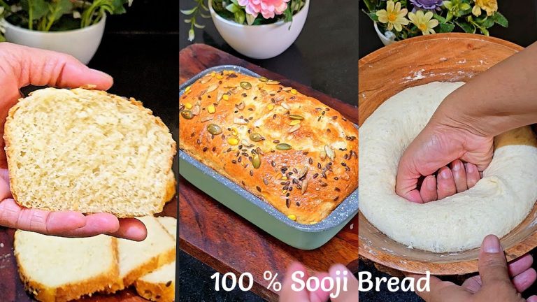 100 % Suji Bread Recipe Soft & Fluffy 🍞 | सूजी से बना नरम और रूई जैसा ब्रेड के आपको यकीन नहीं होगा