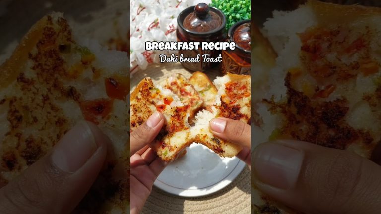 Dahi Bread Toast 😍 #breakfastrecipe #dahitoast #recipe #foodiefromgwalior #cooking