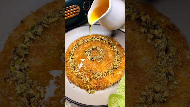 Easy Arabic Dessert You Can Make at Home! | This Kunafa Recipe Will Blow Your Mind 🤯🔥#shorts #kunafa