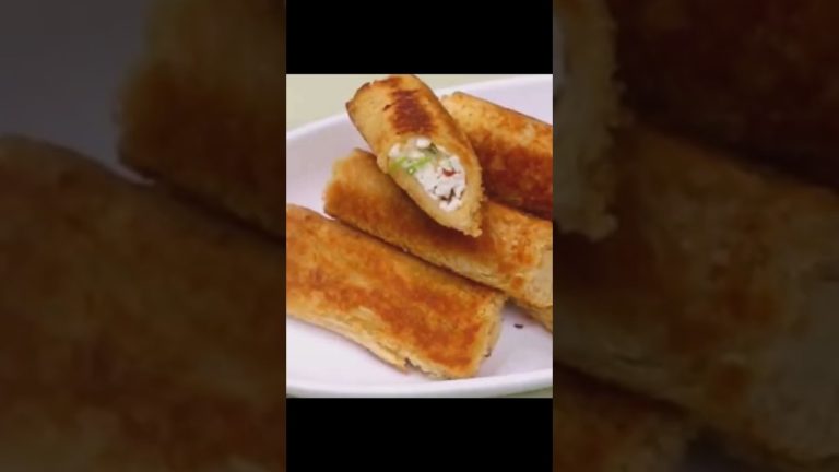 panner Bread Roll Recipe 🌯! #breadrolls #breadrecipe #rolls  #breadrollsrecipe #recipe #food #shorts