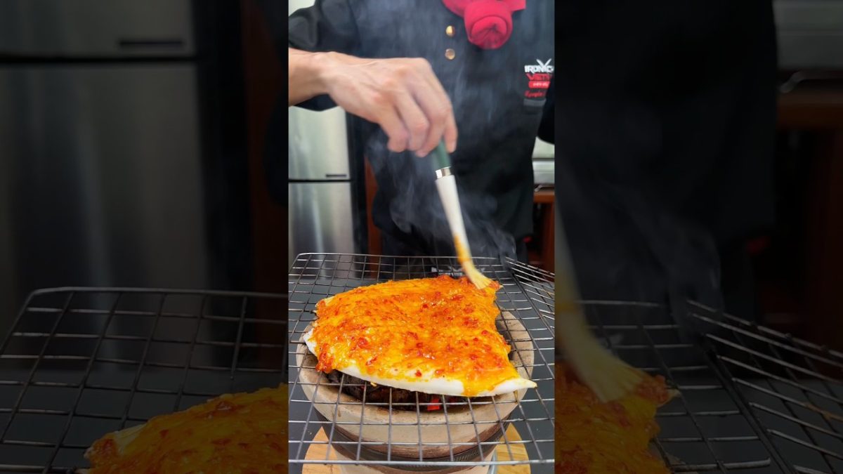 Mực nướng sốt BBQ – Grilled squid with beer is the best