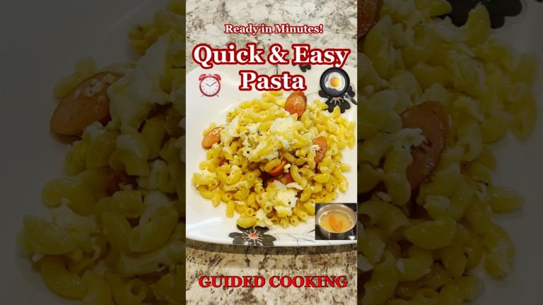 Macaroni + Eggs + Wieners. Cheesy, Delicious, Fast! #breakfast #food #cooking #viral #viralshorts