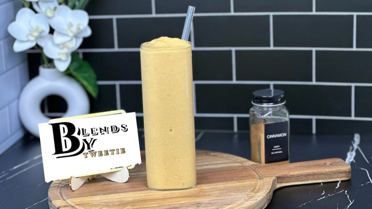 Easy Peach Banana Smoothie Recipe | Weight Loss & Energy Boost | Easy 5-Minute Recipe