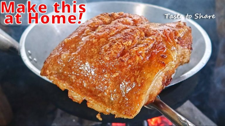 Do not Boil Pork Belly directly💯👌 Another Simple method How to make Crispy Pork Belly❗️