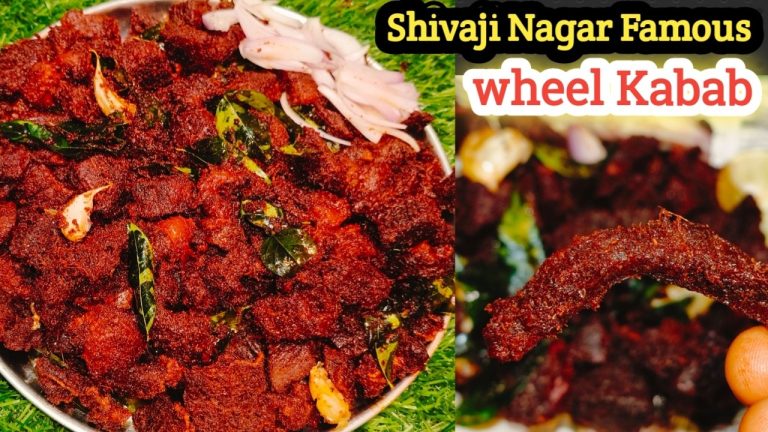 ShivajiNagar Famous Beef Wheel Kebab Recipe | Wheel Kabab Recipe | Beef Kabab Recipe