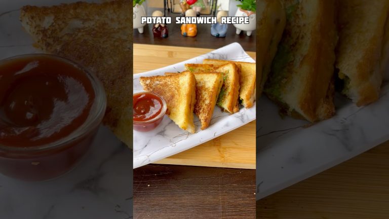 Potato sandwich recipe #shorts #recipe #sandwich #potato #trending #shortsfeed #viral #shortvideo