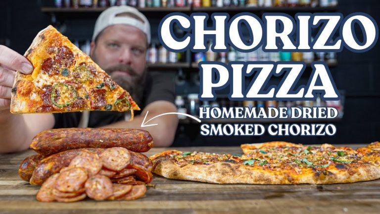 Smoked Chorizo Pizza! | Chuds BBQ