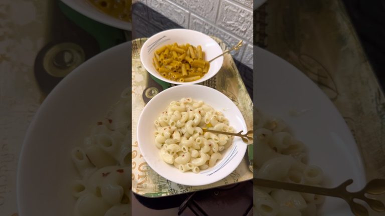 ⛈️Rainy day Evening snacks | Cheesy Pasta 🍝 and Boba Milk🧋@sheerusdining