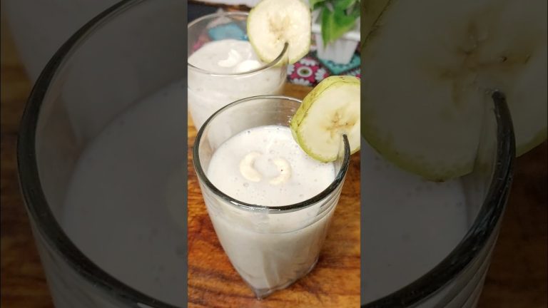 Looking for a healthy, delicious, and creamy Banana Shake? 🥤🍌#bananashake​ #healthydrink​. #shorts