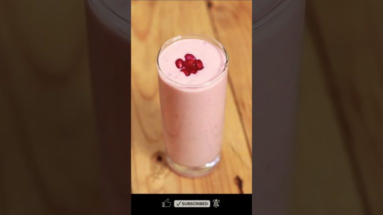 🤯 This Pomegranate Shake Secret Melts Fat & Clears Skin! | Pomegranate Milkshake