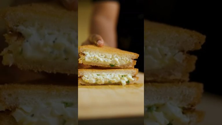 Golden Egg Mayo Bread Toast | Easy & Creamy Sandwich Recipe | You Want Some