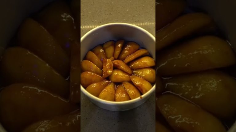 Babe wanted a pear tarte tatin #shorts