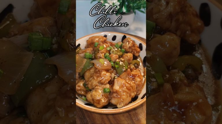 Chilli Chicken Recipe | Indo Chinese Style Chilli Chicken #shorts