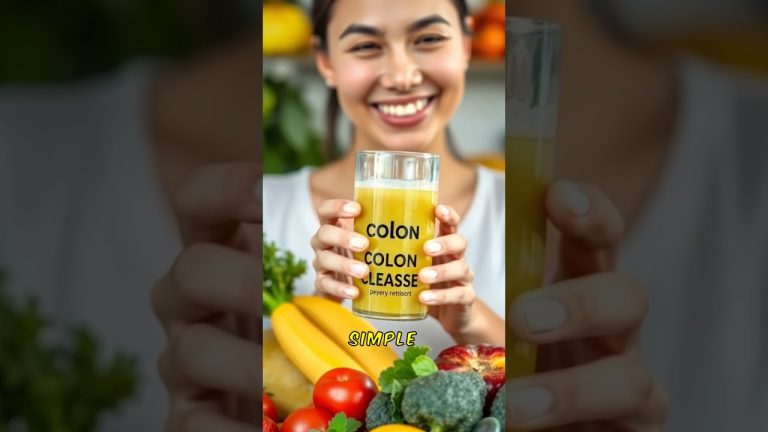 1 minute morning drink – detox constipation and flatten belly