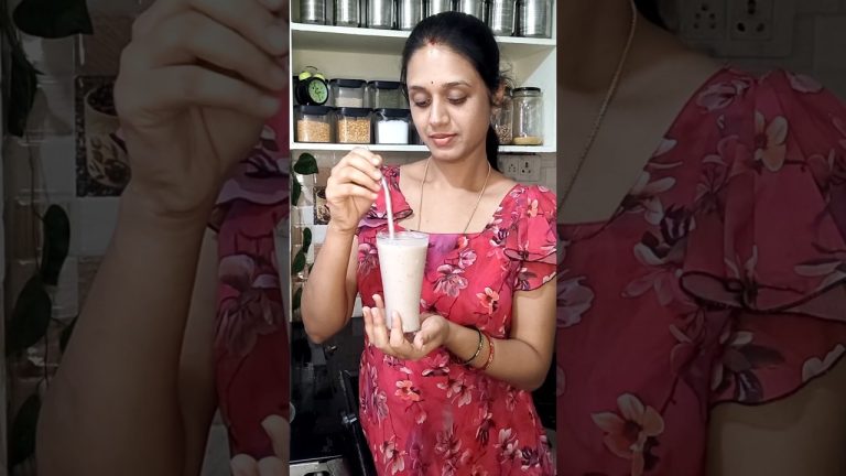 పిల్లలు స్కూల్ నుండి అలసిపోయి వస్తే? ఈ Simple Drink తో ఫుల్ ఎనర్జీ #energydrink #smoothie #milkshake