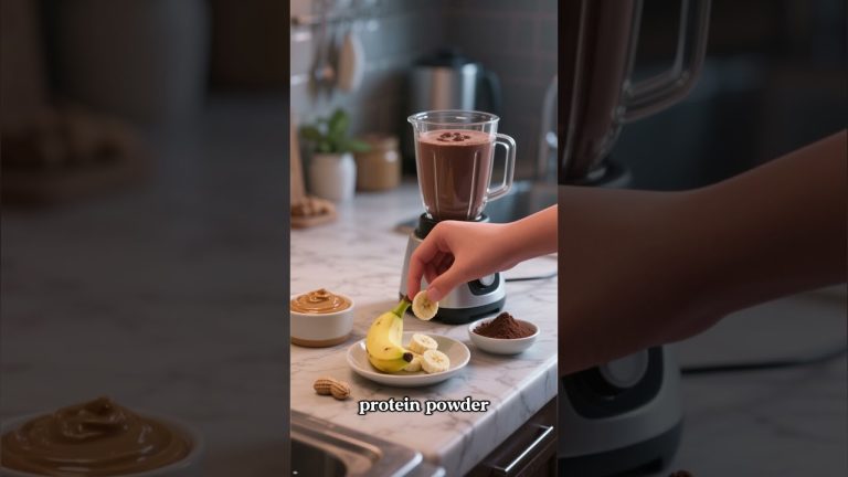 How To Make A Chocolate Peanut Butter Weight Loss Smoothie At Home!