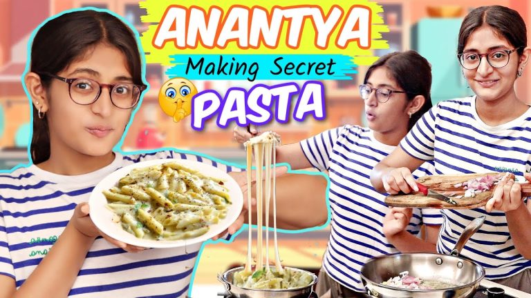 Anantya Making Her SECRET PASTA Recipe  – Maa vs Beti | CookWithNisha