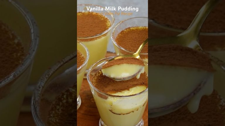 Vanilla Milk Pudding | #dessert #food #novencakeandcookies #dessertrecipe #pudding #indiansnacks