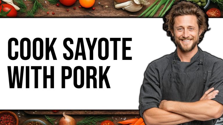 How To Cook Sayote With Pork