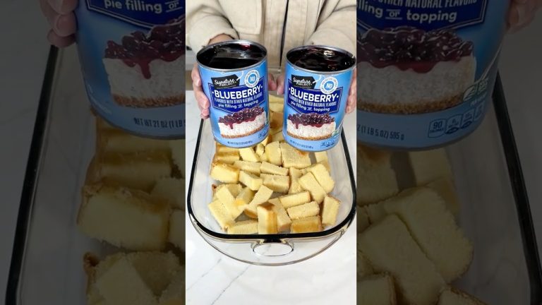 Easy blueberry dessert  #easyrecipe #recipe #dessert #blueberry #cake #nobake