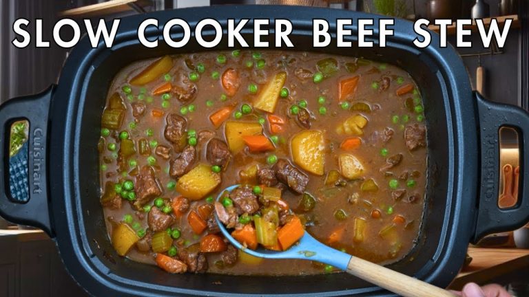 Slow Cooker Beef Stew Recipe (Best Ever, Hearty & Tender)