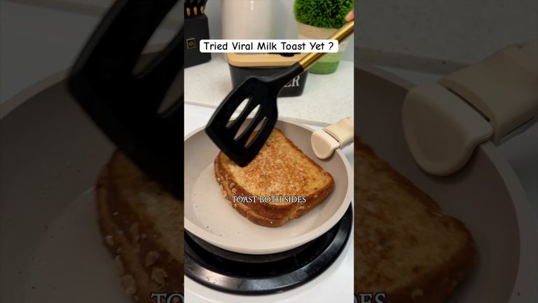 5 Mins Viral Milk Toast – Instant Snacks Idea