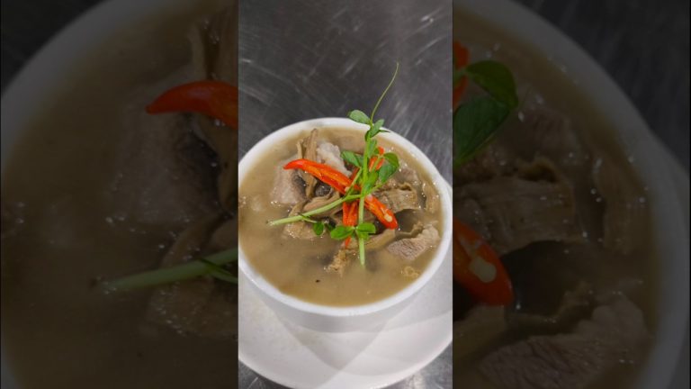 Dried bamboo shoot  pork soup#youtubeshorts #viralvideo #cooking #food #recipe #youtubeshorts #