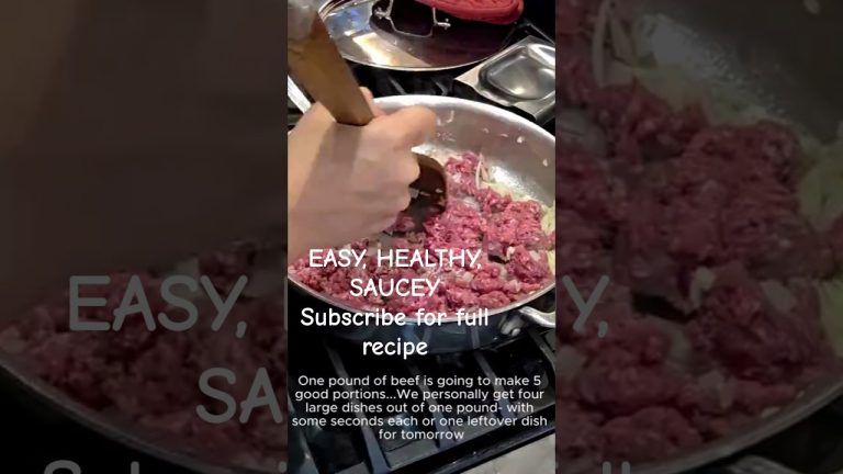 Tomato Ground Beef Sauce (Kima) with Rotini