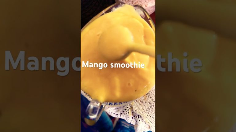 Mango smoothie#tending#shortsviral#fruit#viralvideo