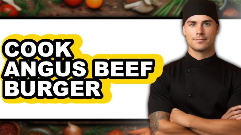 How To Cook Angus Beef Burger