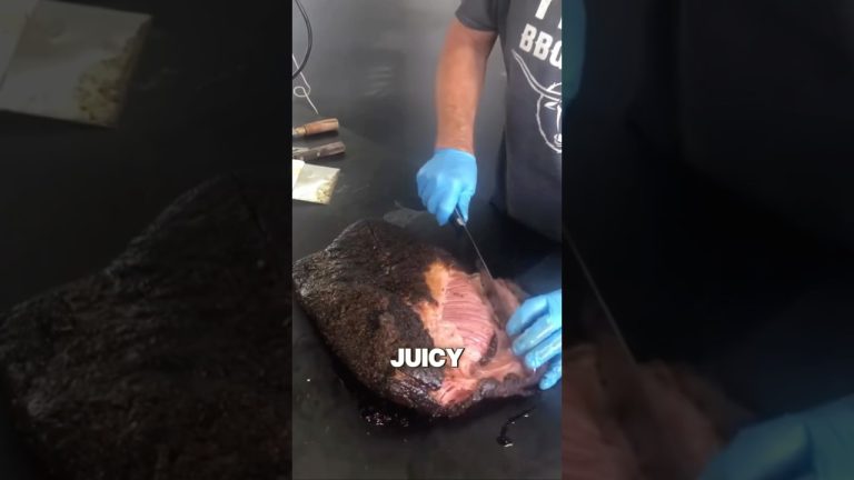 TEXAS Brisket cred via IG@texasbbqhousemobile  #brisket  #steak  #short #shorts