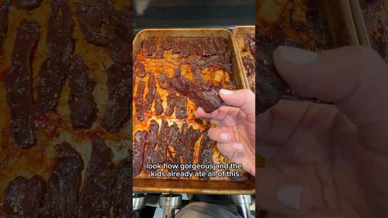 Homemade Beef Jerky Recipe Kosher Made in the Oven