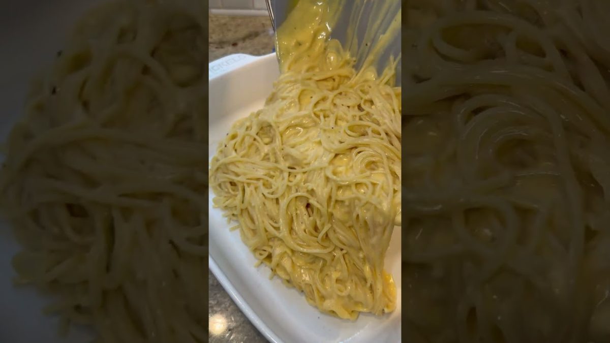 Cheesy Baked Spaghetti #shorts #recipe