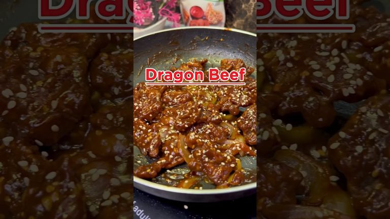 Dragon Beef Recipe that you will love to eat #shorts #viral #recipes