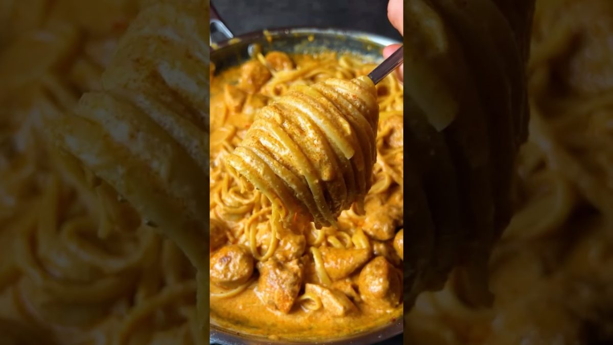 I Made the Creamiest Alfredo Pasta