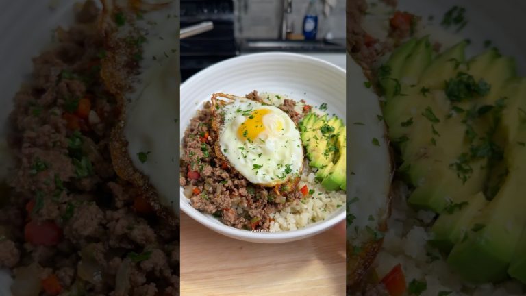 🍛Plato de Carne Molida con Arroz de Coliflor #bajoencarbohidratos #sinazucar #prediabetes